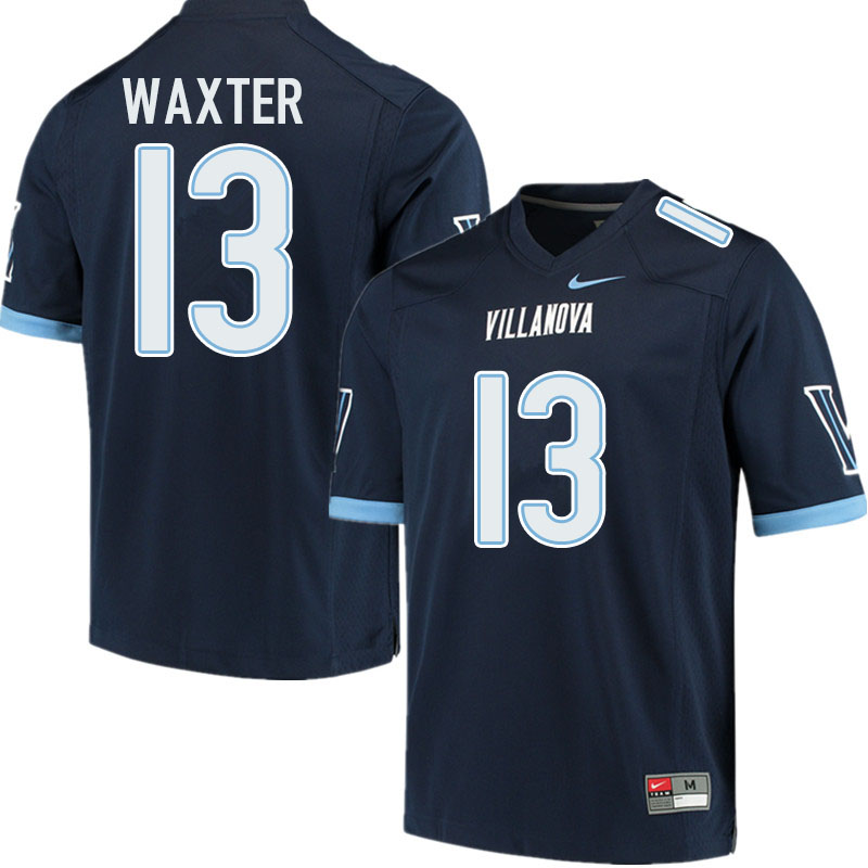 Men #13 Isas Waxter Villanova Wildcats College Football Jerseys Sale-Navy - Click Image to Close